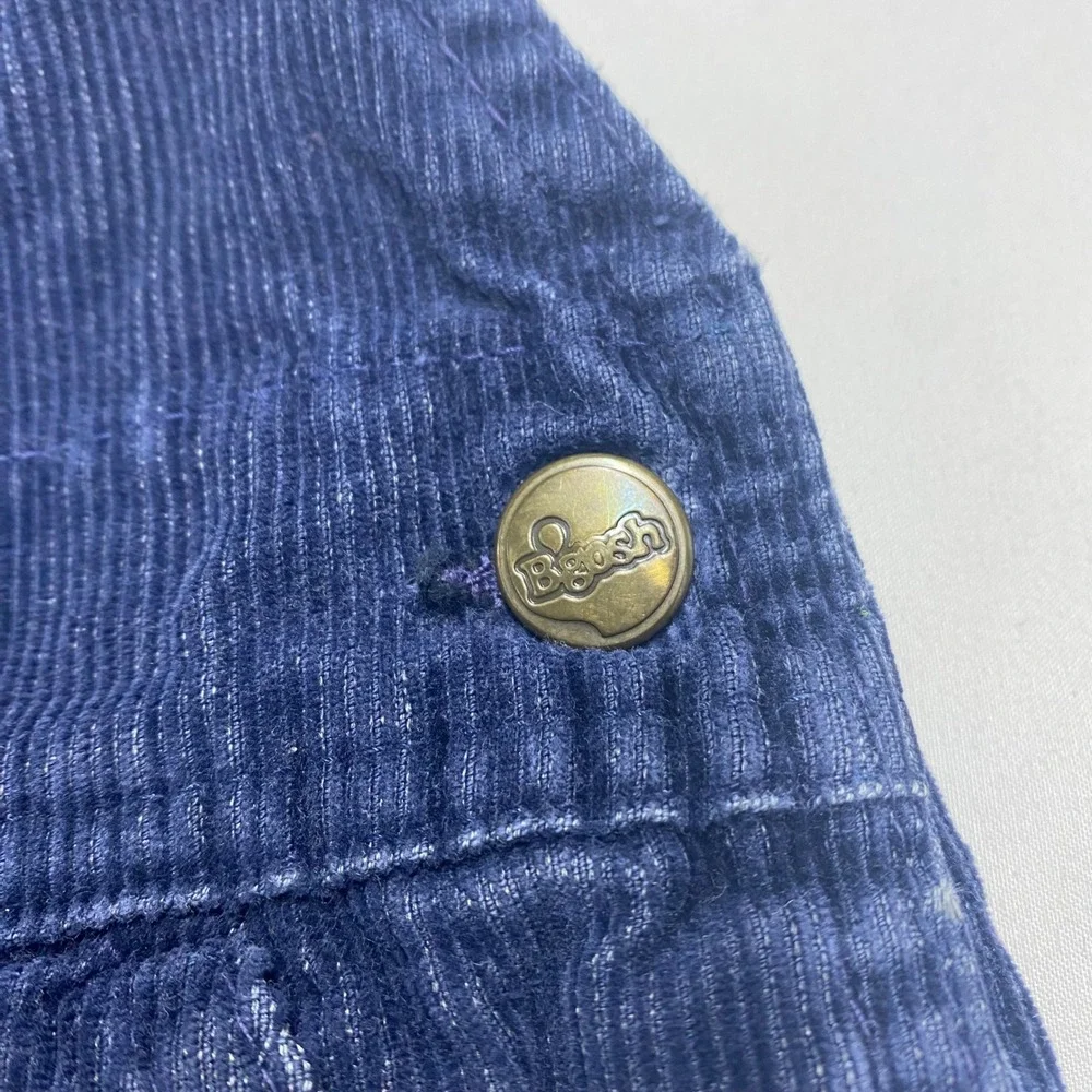 Vintage OshKosh B'gosh Navy Blue Corduroy Bib Overalls Toddler Kids